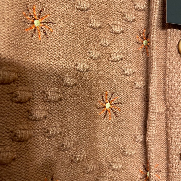Nancy Yang Cardigan Sweater-Camel-Size Large - Picture 5 of 12